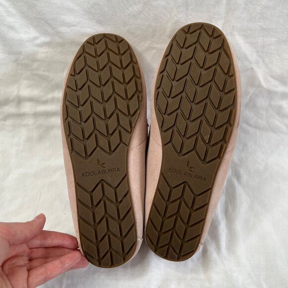 Koolaburra Womens Pink Suede Lezly Moccasin Slippers Size 10 - Picture 7 of 8